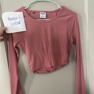 Gymshark x Whitney Simmons long sleeve crop. Size medium